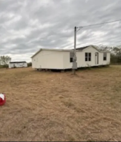 a view of a terrace with an ocean