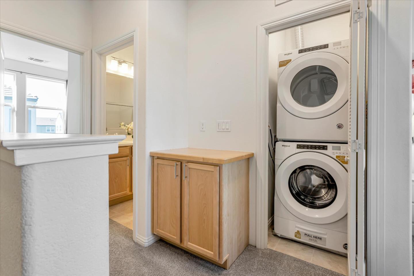1475 Cherry Circle Milpitas, CA 95035 - Photo 18 of 33 a utility room with sink dryer and washer