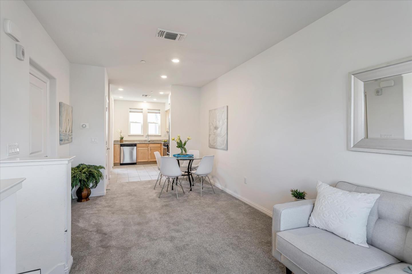1475 Cherry Circle Milpitas, CA 95035 - Photo 3 of 33 a living room with furniture and a potted plant