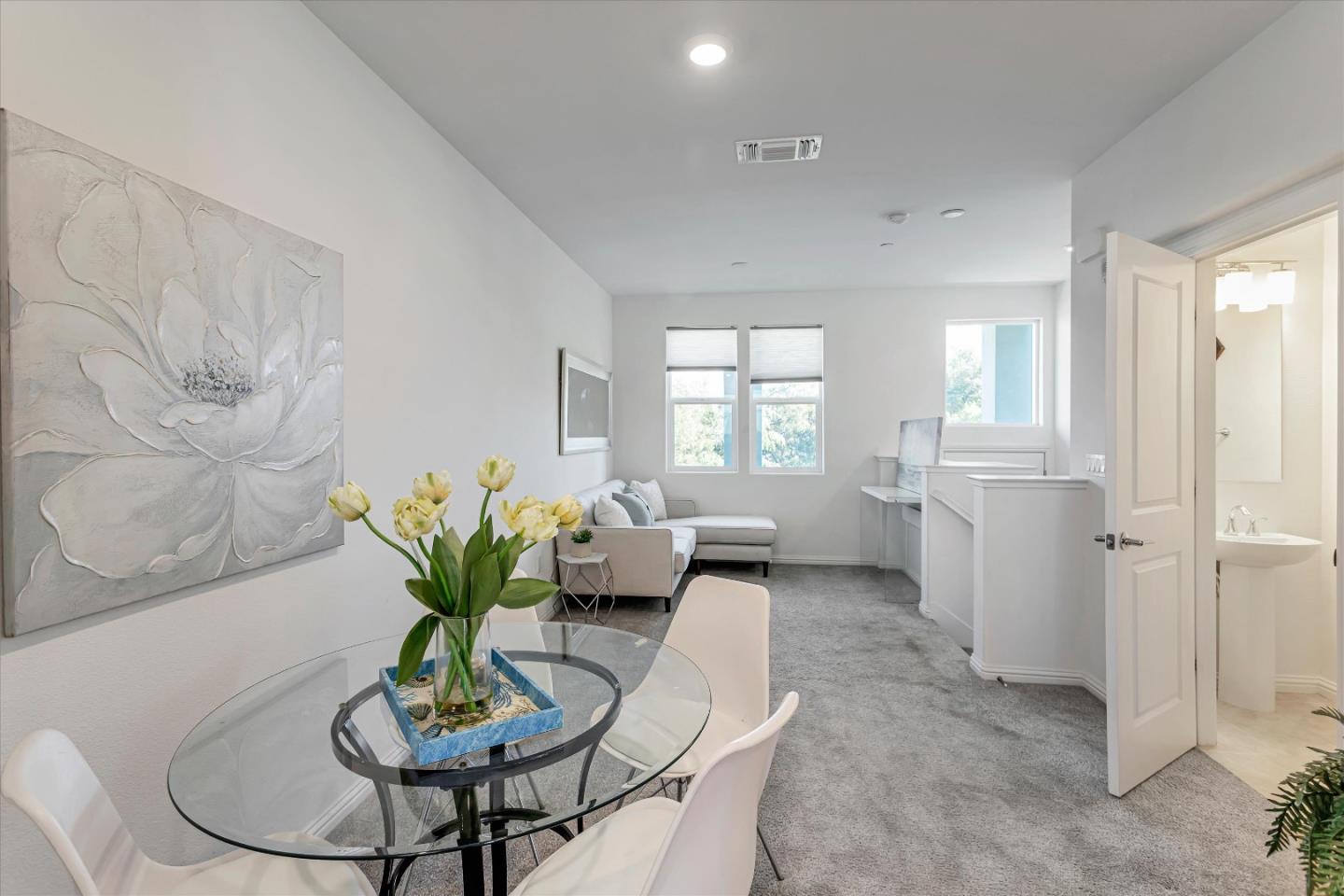 1475 Cherry Circle Milpitas, CA 95035 - Photo 9 of 33 a living room with furniture and a potted plant