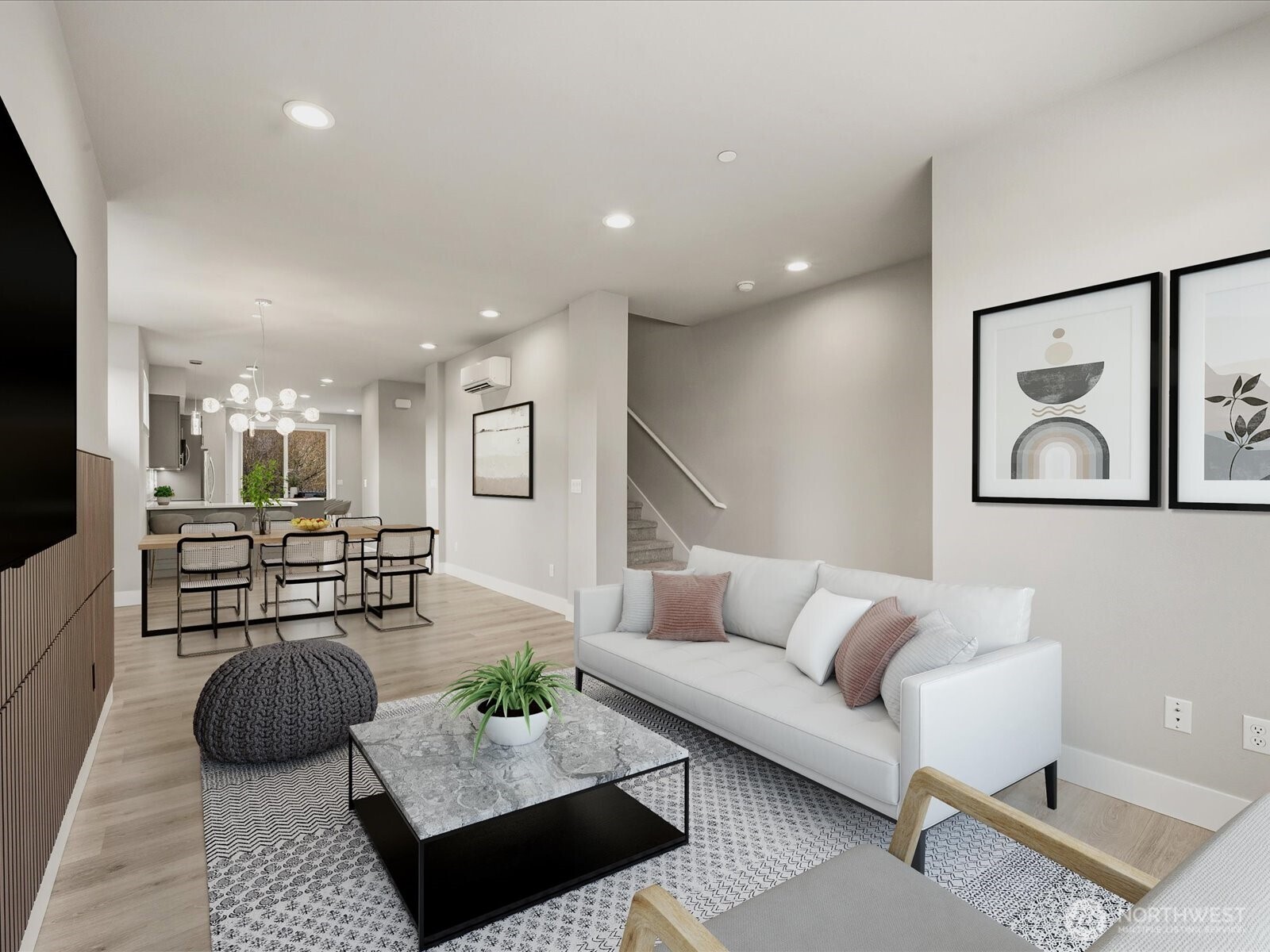 5020 148th Street Southwest, Unit B1 Edmonds, WA 98026 - Photo 11 of 31 a living room with furniture and a table