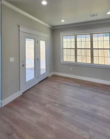 a view of empty room