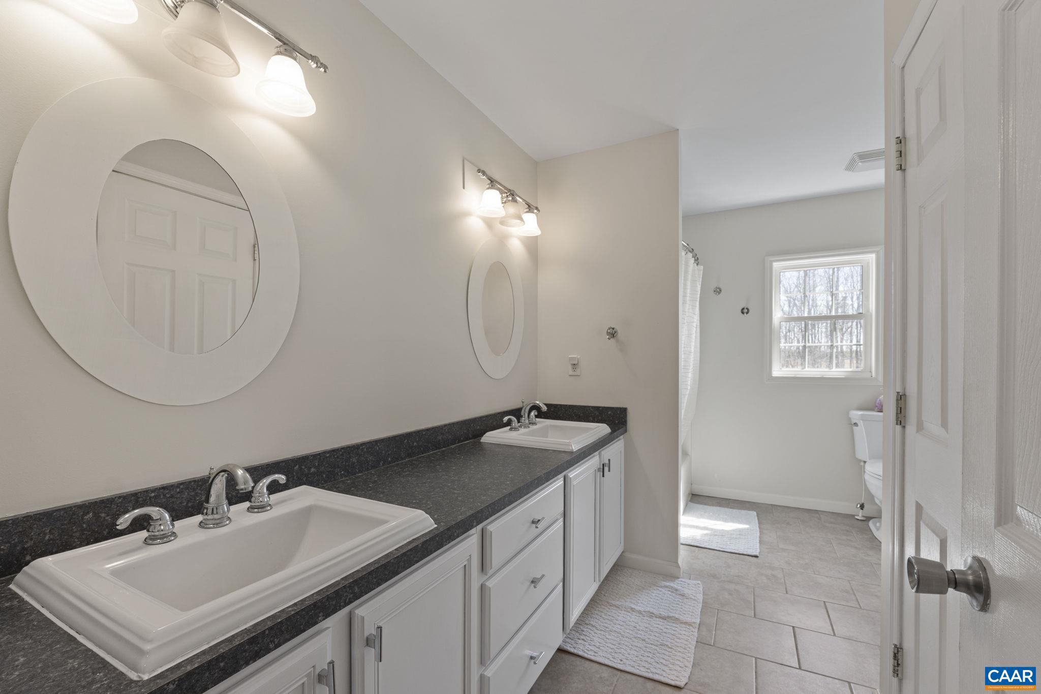 379 Fox Ridge Lane Palmyra, VA 22963 - Photo 17 of 42 a bathroom with a sink and a mirror