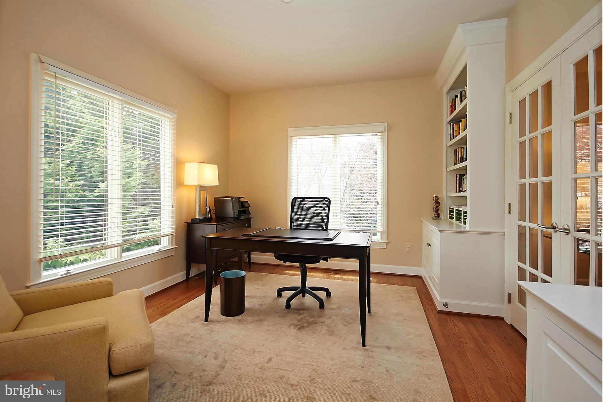 11313 Stones Throw Drive Reston, VA 20194 - Photo 12 of 30 Study with Built In Bookcases