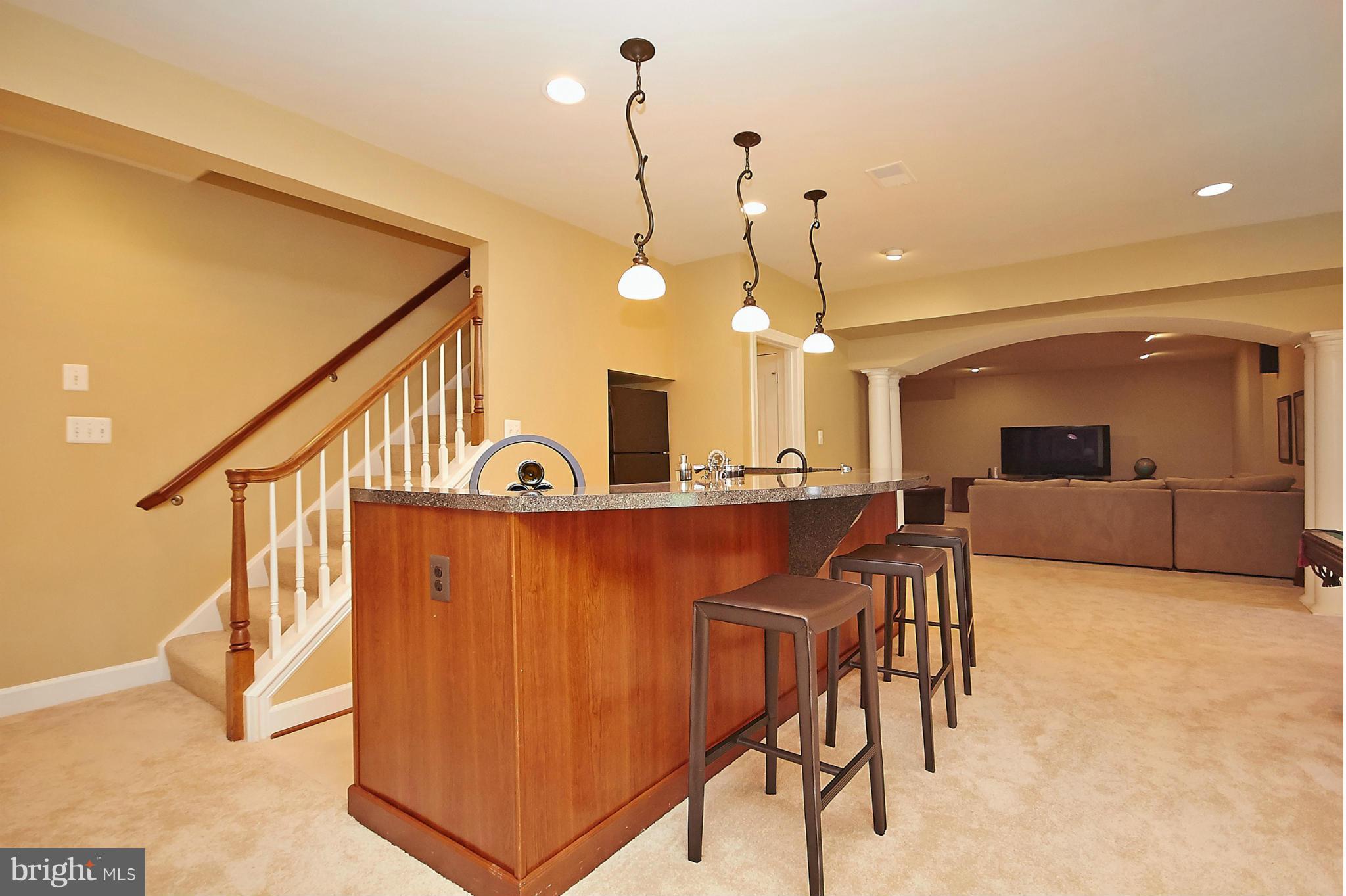 11313 Stones Throw Drive Reston, VA 20194 - Photo 23 of 30 Basement with Bar