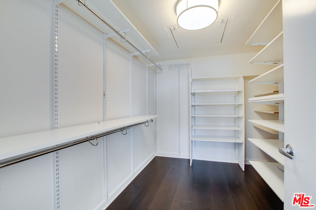 1358 4th Street, Unit A Santa Monica, CA 90401 - Photo 29 of 46 a view of walk in closet with empty racks