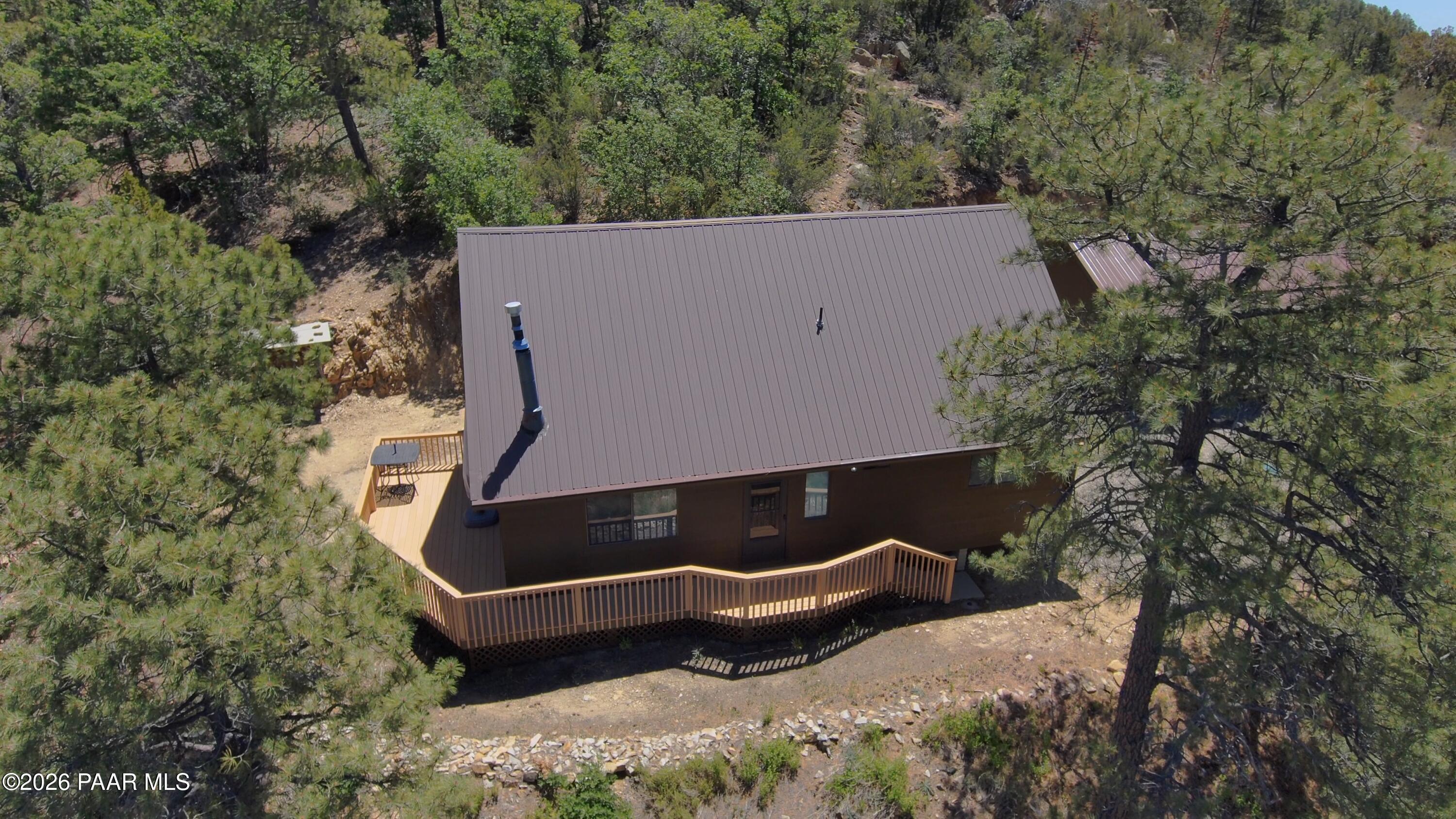 7251 South Big Bug Mesa Road Mayer, AZ 86333 - Photo 51 of 55 an aerial view of a house