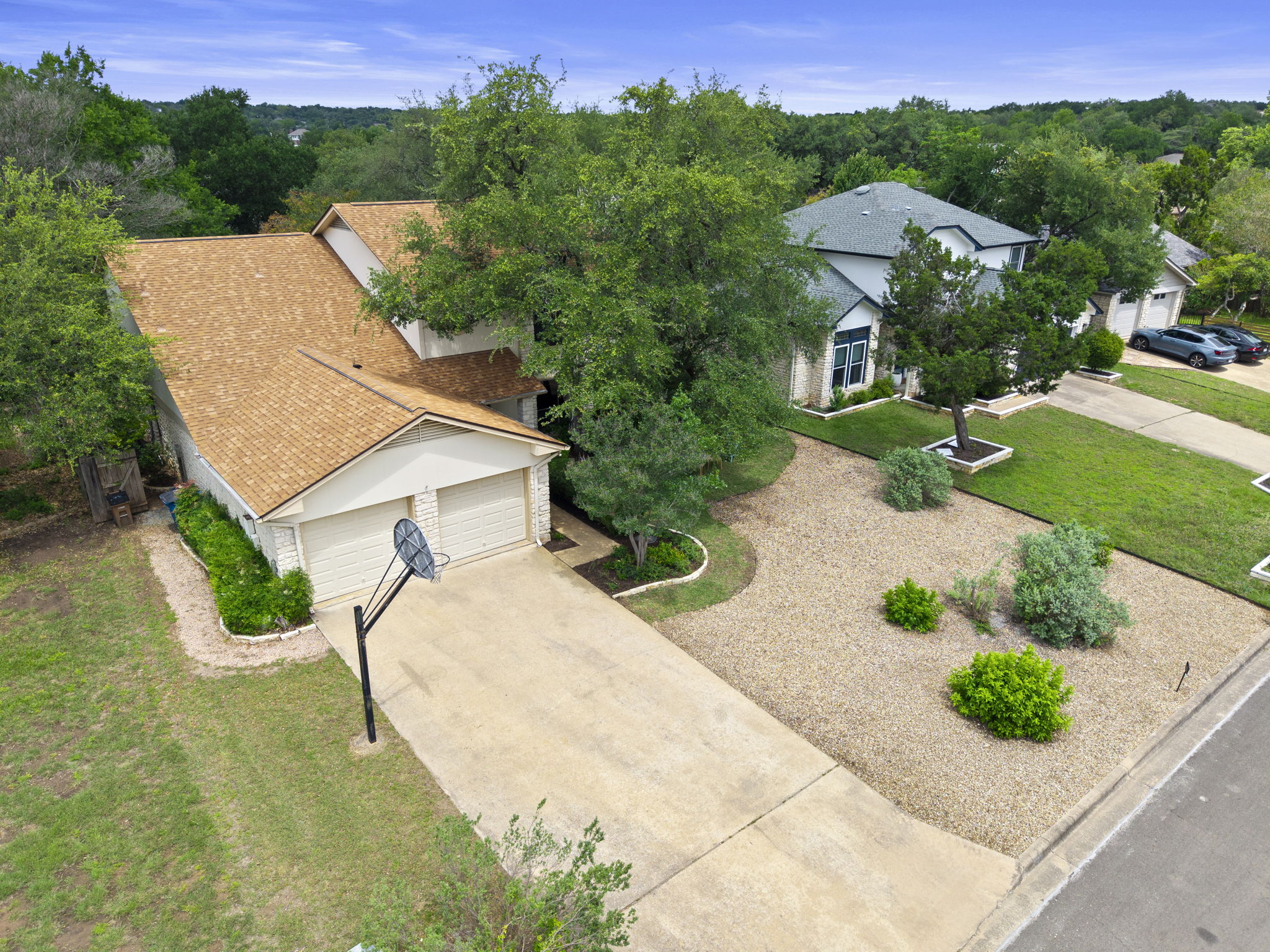 9006 Lockleven Loop Austin, TX 78750 - Photo 17 of 25 an aerial view of a house with yard and green space