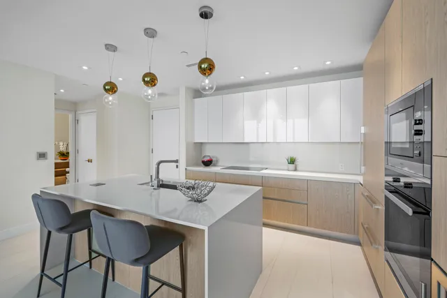 a view of a balcony with city view