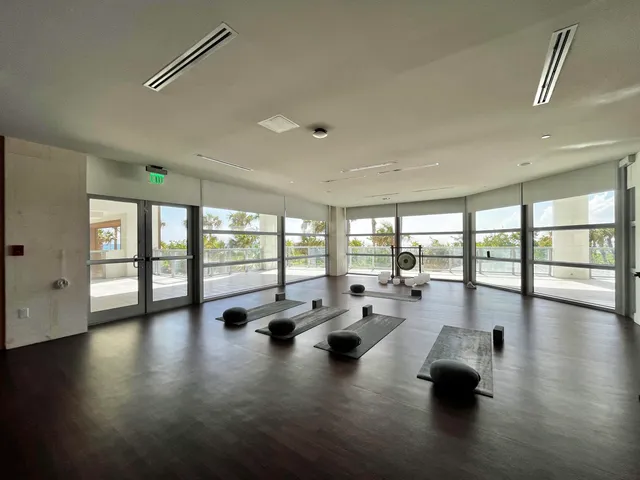 a view of a porch and garden