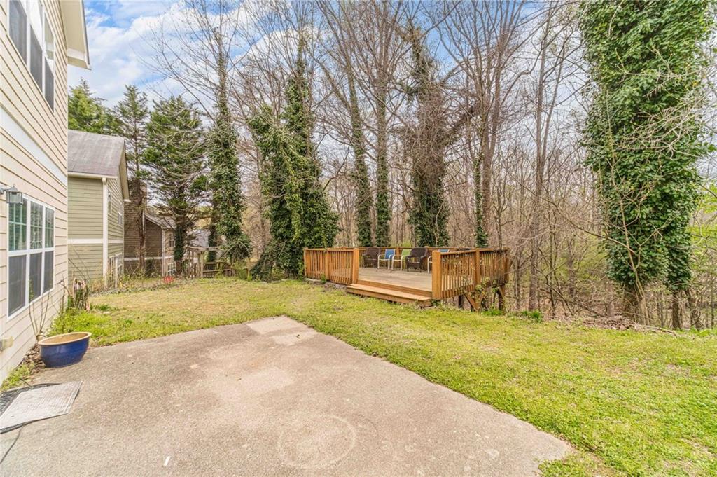 6503 Silk Tree Pointe Braselton, GA 30517 - Photo 45 of 47 a view of backyard with swimming pool