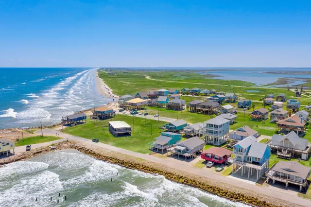 a view of a city with an ocean