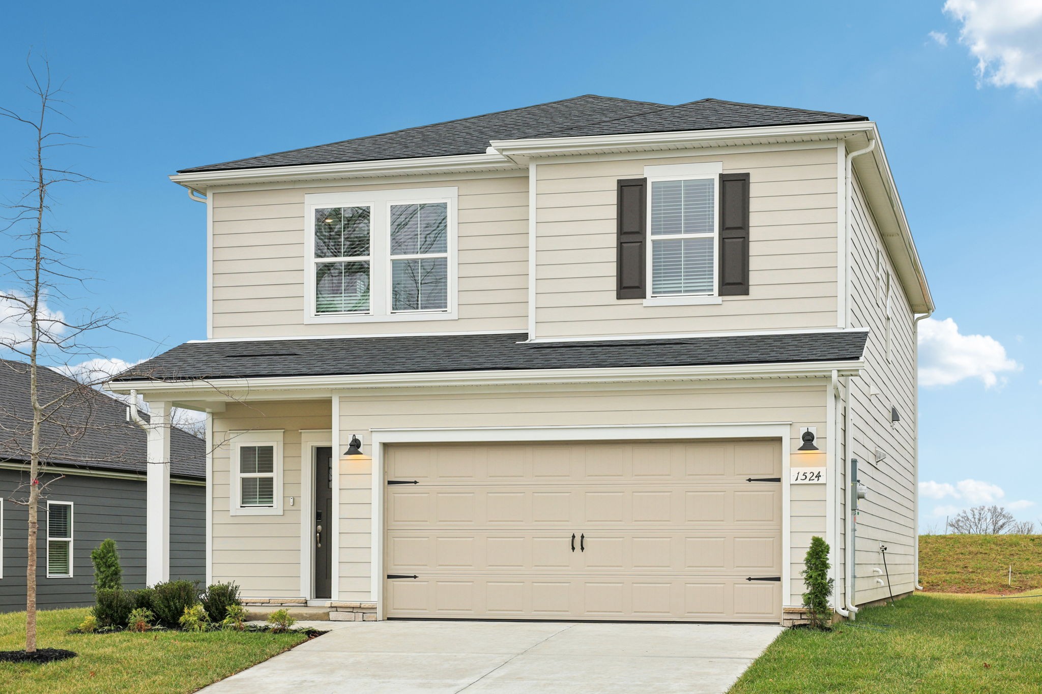 1524 Bear Branch Trace Columbia, TN 38401 - Photo 2 of 55 a front view of a house with a yard
