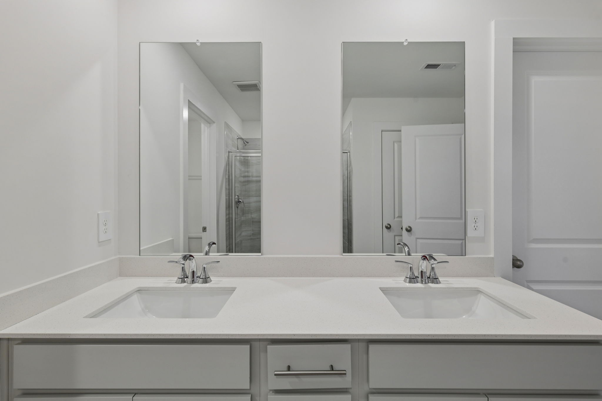 1524 Bear Branch Trace Columbia, TN 38401 - Photo 38 of 55 a bathroom with double vanity sinks and a mirror