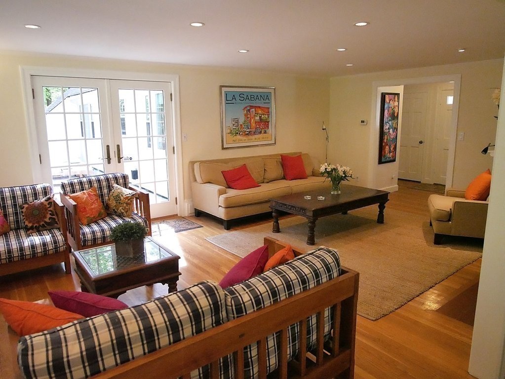 52 Montvale Road Weston, MA 02493 - Photo 6 of 30 a living room with furniture and wooden floor