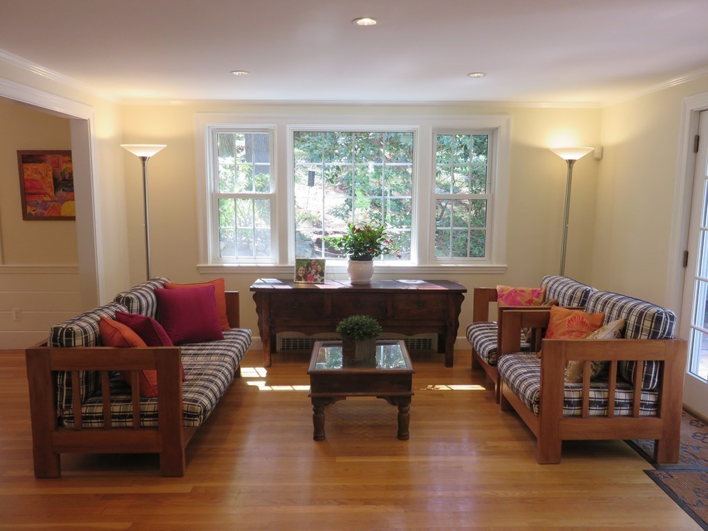 52 Montvale Road Weston, MA 02493 - Photo 8 of 30 a living room with furniture and a large window