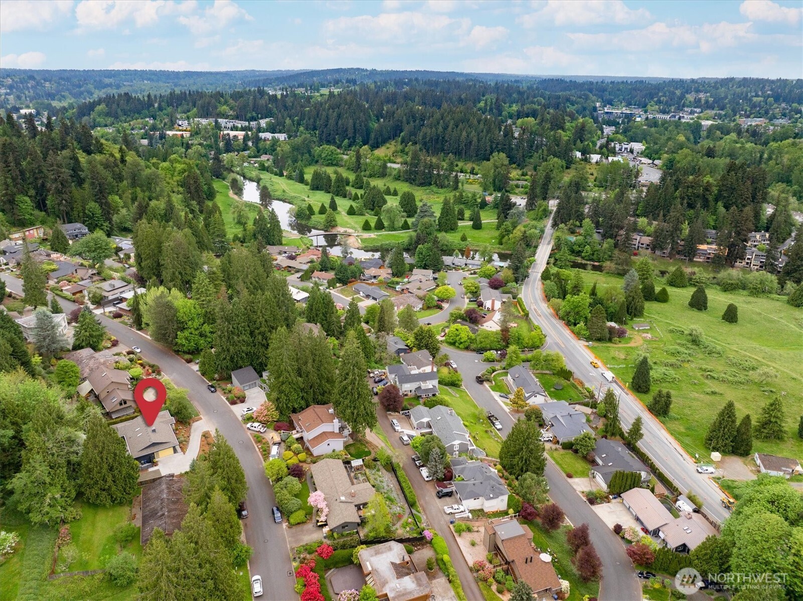 9503 Odin Way Bothell, WA 98011 - Photo 35 of 39 a view of city with lush green forest
