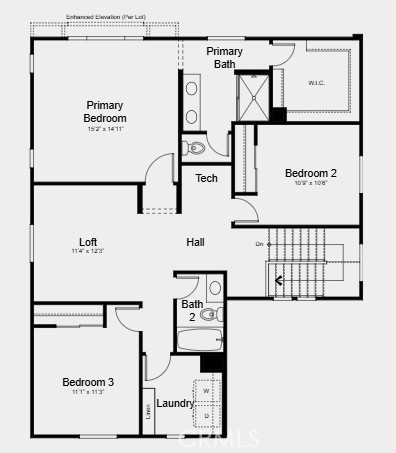 9549 Glenmore Frst Drive Riverside, CA 92508 - Photo 12 of 12 Floor Plan Level 2