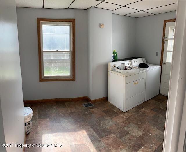 681 Main Street Great Bend, PA 18821 - Photo 15 of 22 a utility room with dryer and washer