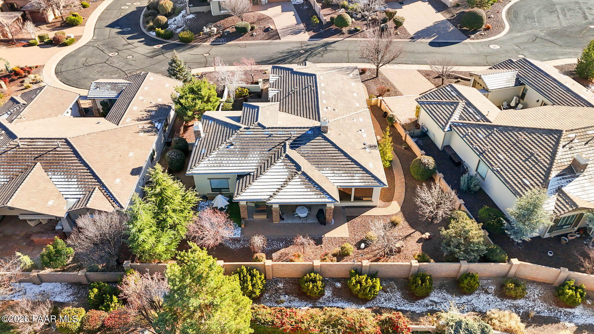 1636 Constable Street Prescott, AZ 86301 - Photo 40 of 41 an aerial view of a house with a yard
