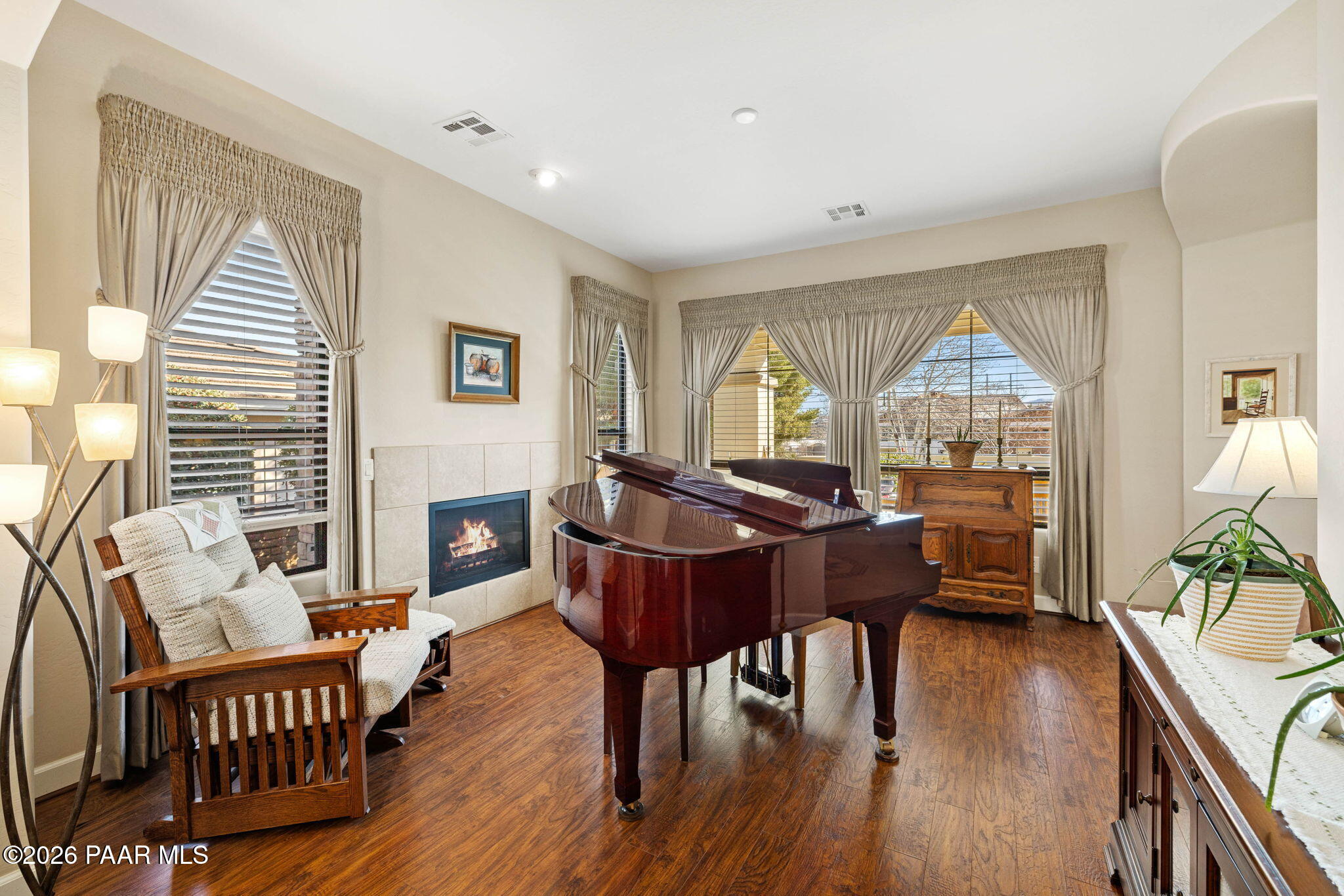 1636 Constable Street Prescott, AZ 86301 - Photo 8 of 41 a living room with furniture and wooden floor