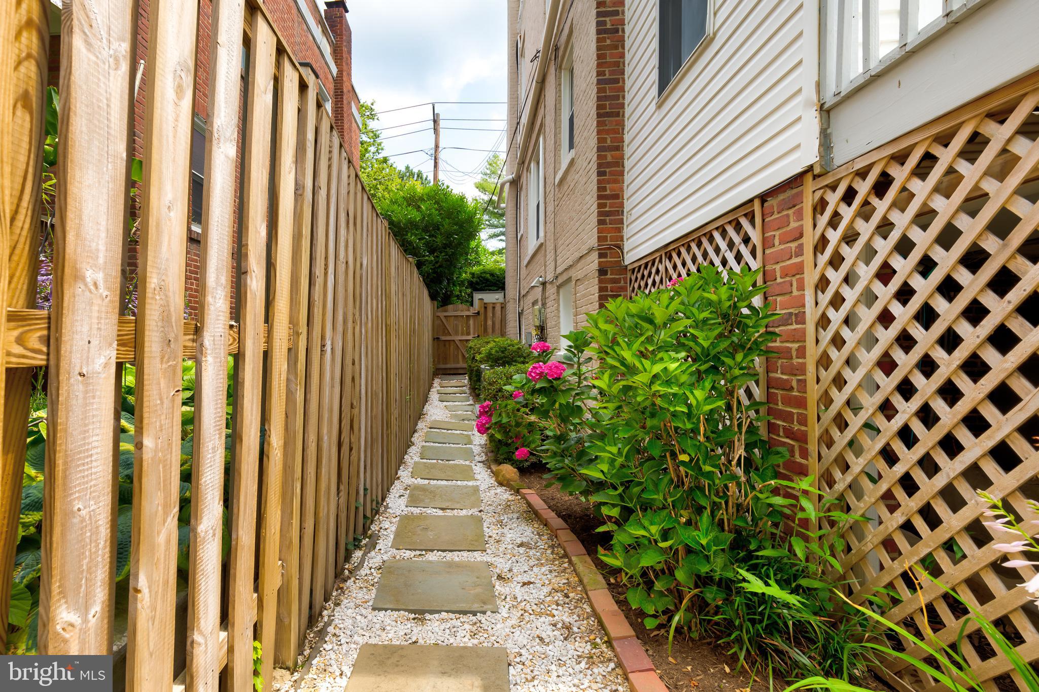 4320 River Road Northwest Washington, DC 20016 - Photo 40 of 44 Side Yard / Path to Front