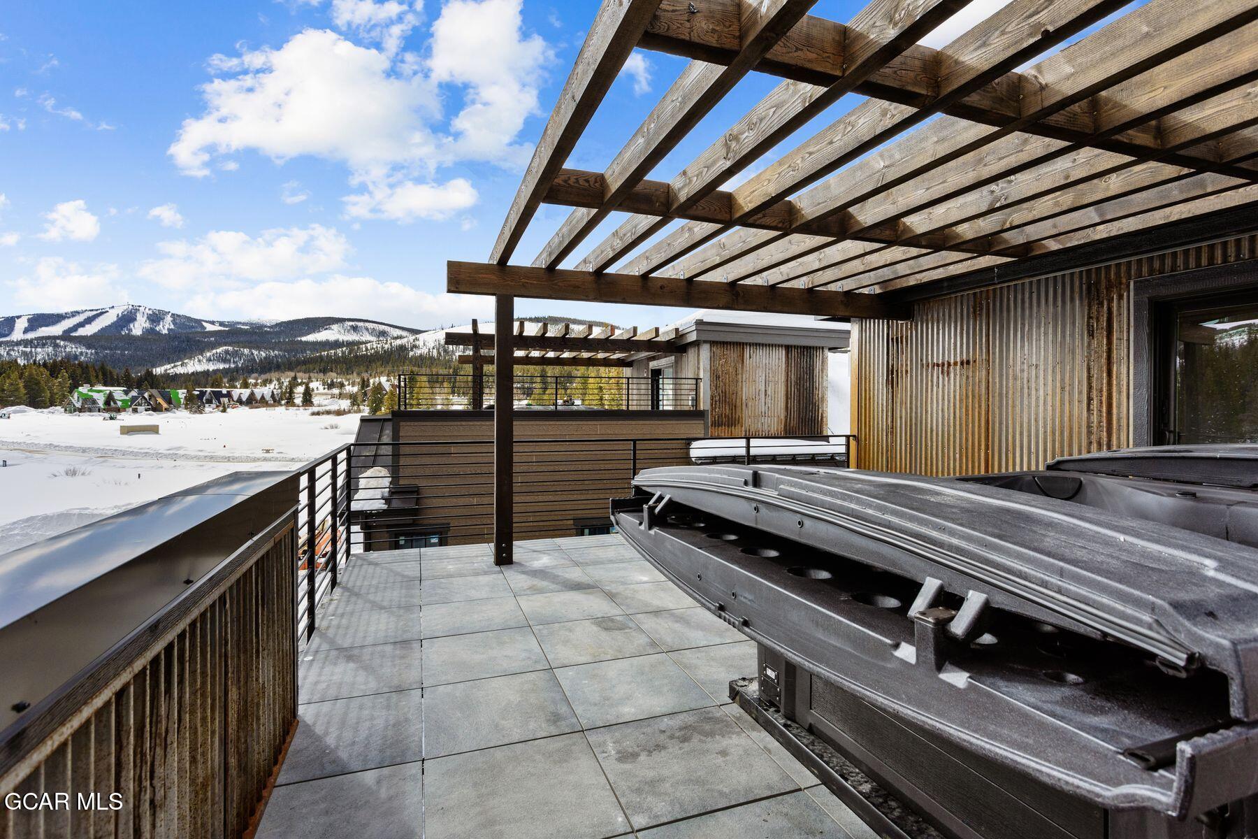 54 Ski Idlewild Road Winter Park, CO 80482 - Photo 32 of 46 Rooftop Deck With Divide & Resort Views