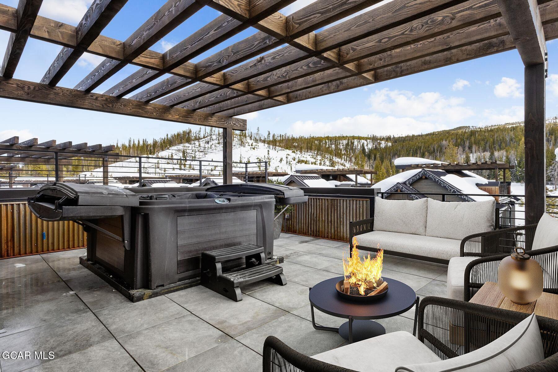 54 Ski Idlewild Road Winter Park, CO 80482 - Photo 34 of 46 Rooftop Deck With Divide & Resort Views