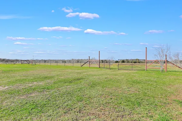 a view of a green field