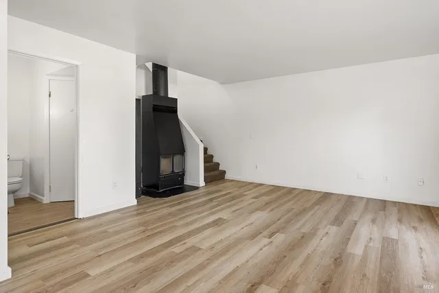 wooden floor in an empty room