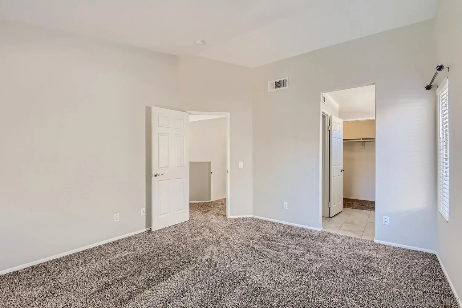 a view of an empty room