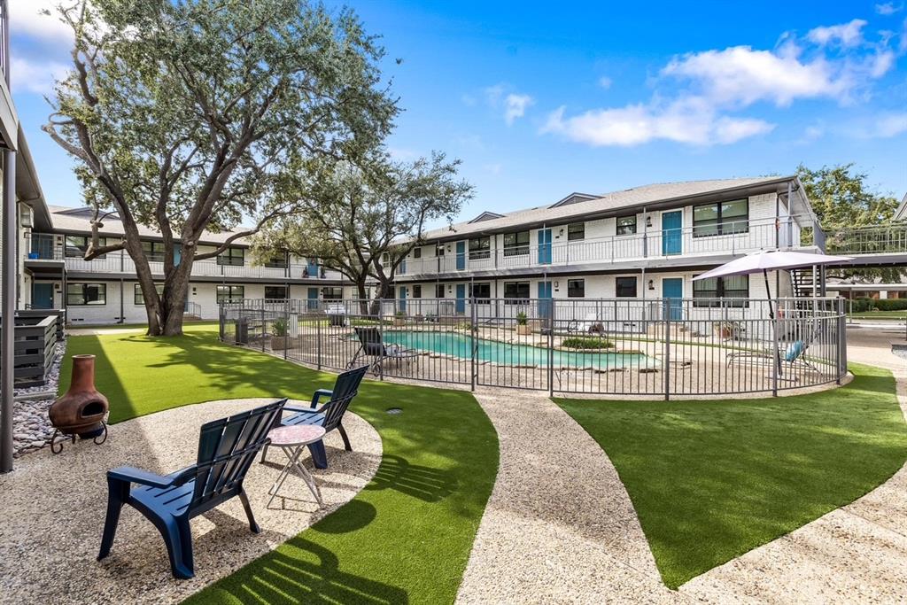 3933 Inwood Road, Unit 1023 Dallas, TX 75209 - Photo 22 of 22 a view of a house with backyard porch and sitting area