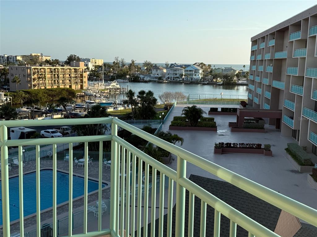1 Key Capri, Unit 502E Treasure Island, FL 33706 - Photo 27 of 51 a view of a balcony with city view