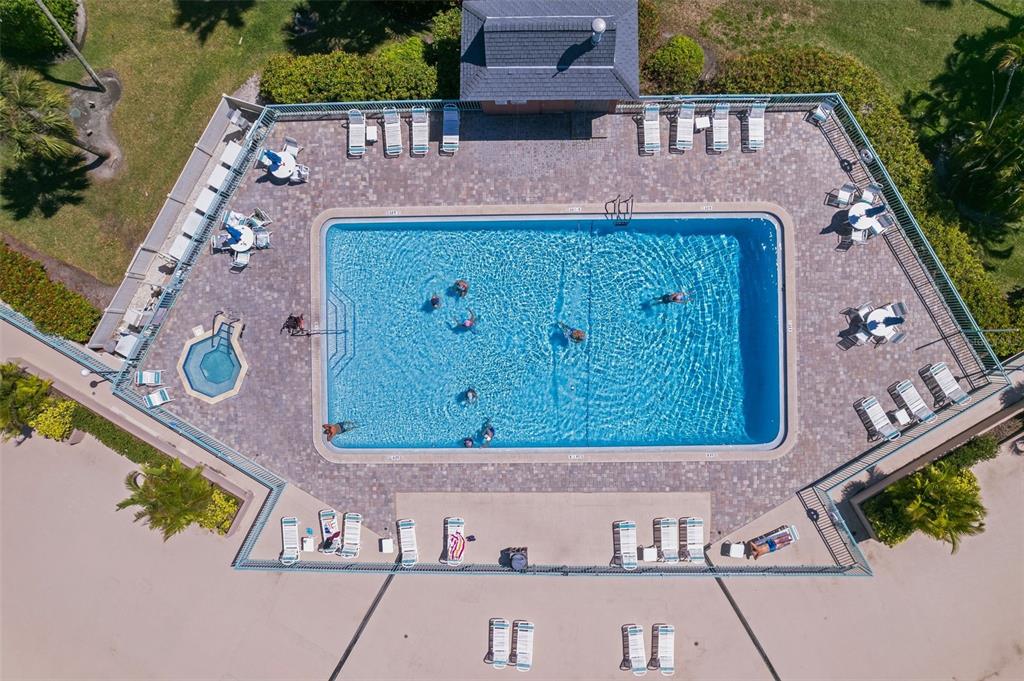 1 Key Capri, Unit 502E Treasure Island, FL 33706 - Photo 46 of 51 an aerial view of a wooden house
