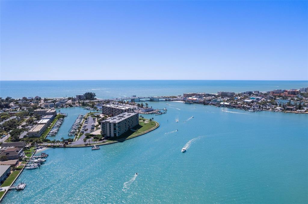 1 Key Capri, Unit 502E Treasure Island, FL 33706 - Photo 47 of 51 an aerial view of multiple house