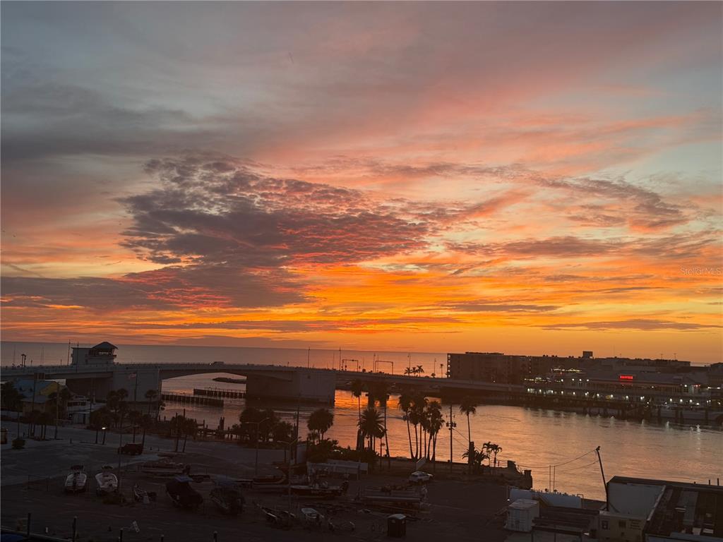 1 Key Capri, Unit 502E Treasure Island, FL 33706 - Photo 50 of 51 a view of a lake with a city
