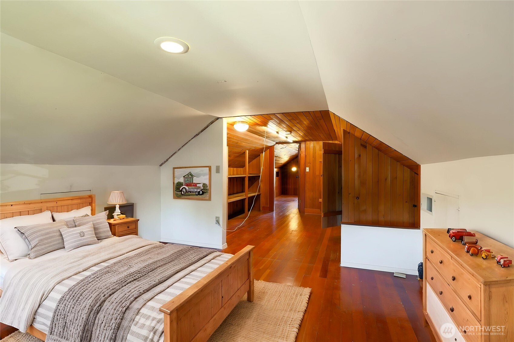 1320 4th Street Cosmopolis, WA 98537 - Photo 28 of 40 a bed room with a bed and a view of bedroom