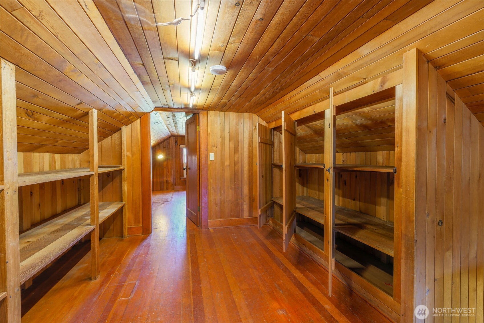 1320 4th Street Cosmopolis, WA 98537 - Photo 30 of 40 a view of walk in closet with empty racks