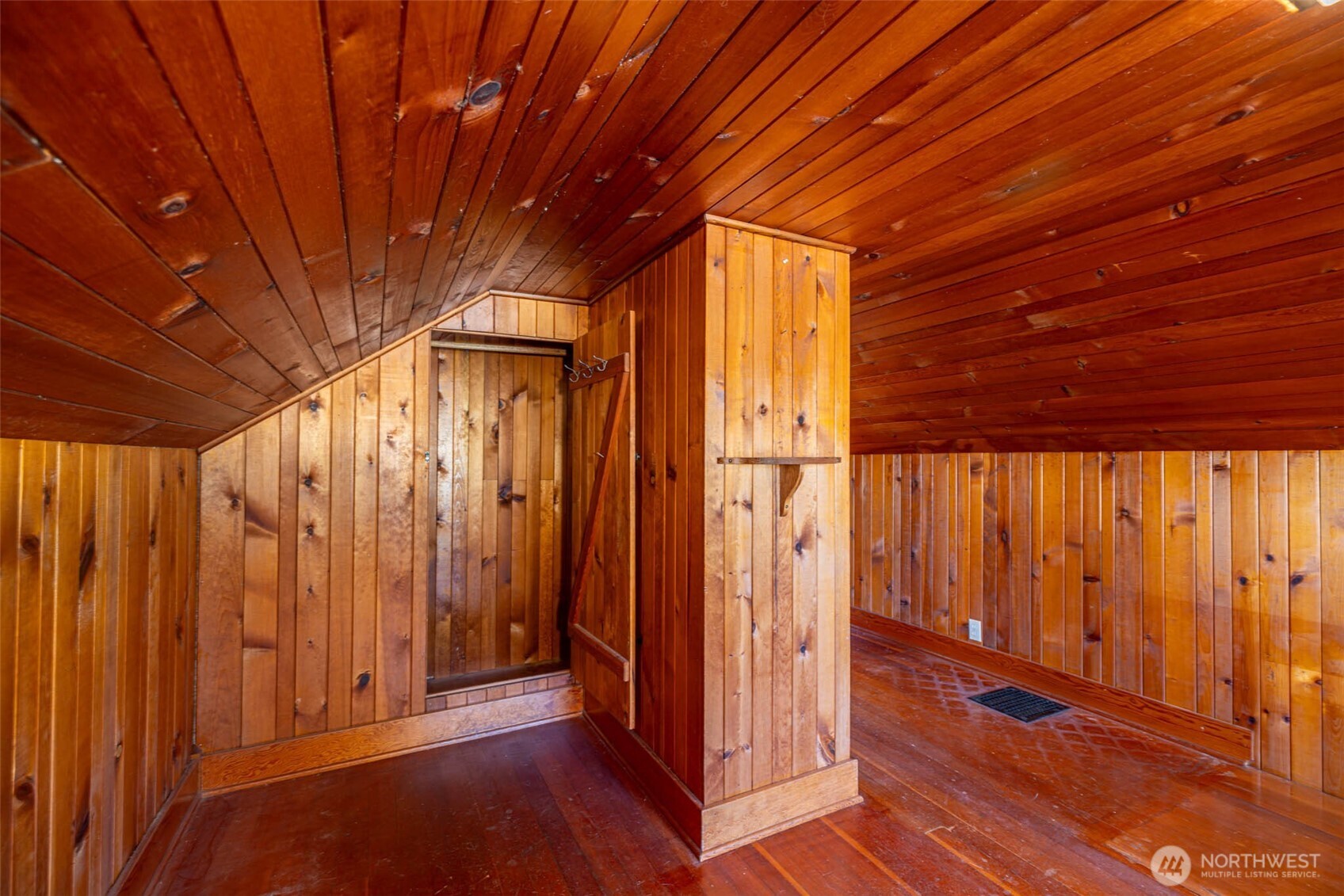 1320 4th Street Cosmopolis, WA 98537 - Photo 32 of 40 a view of a room with wooden walls
