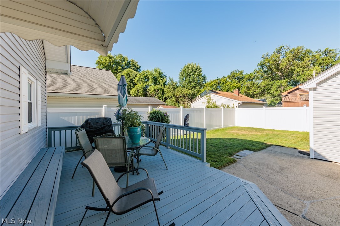 120 Sunset Road Avon Lake, OH 44012 - Photo 31 of 40 Wooden deck featuring a lawn