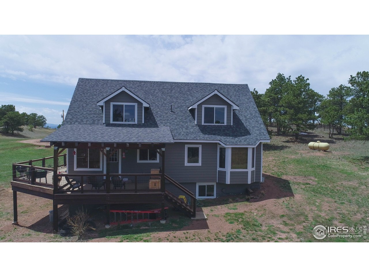 1925 Old Ranch Road Livermore, CO 80536 - Photo 3 of 40 Walk around deck for relaxing...
