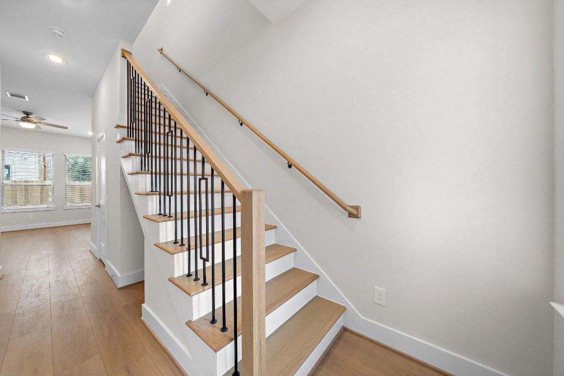 2200 Marnel Road, Unit I Houston, TX 77055 - Photo 3 of 25 a view of entryway with wooden floor