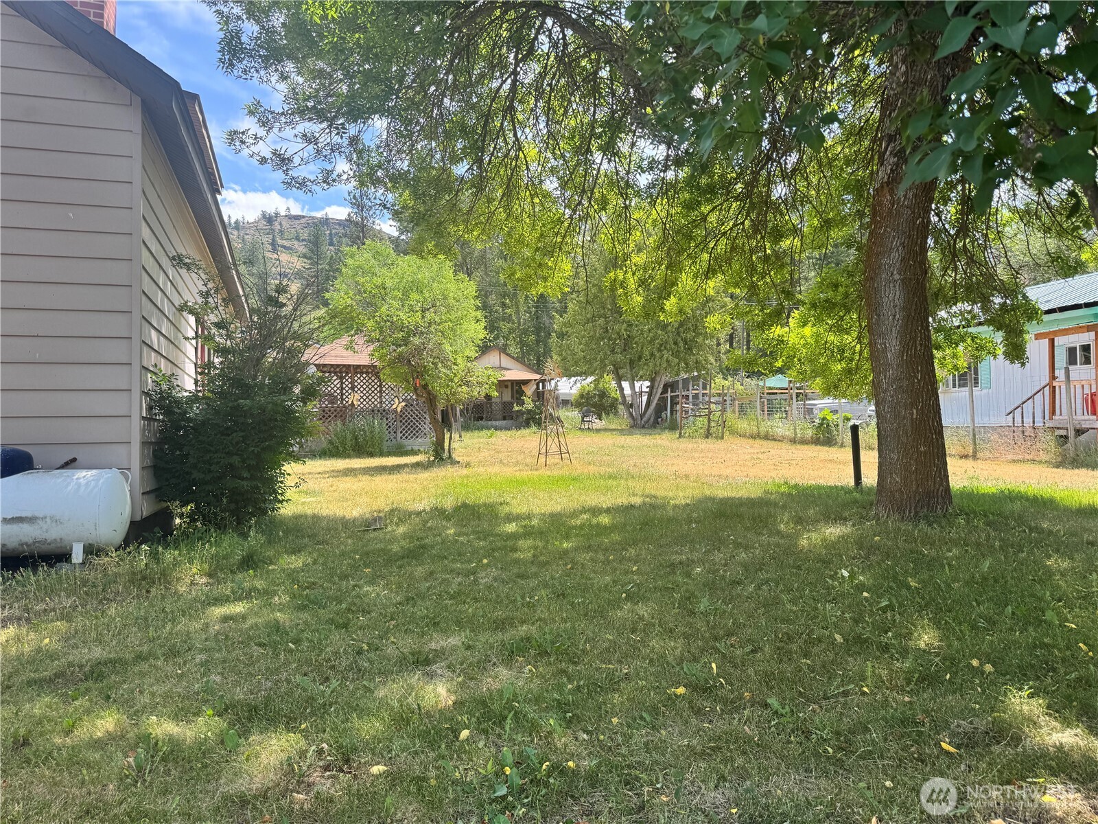 8 South Main Street Curlew, WA 99118 - Photo 6 of 25 a view of a garden with a tree