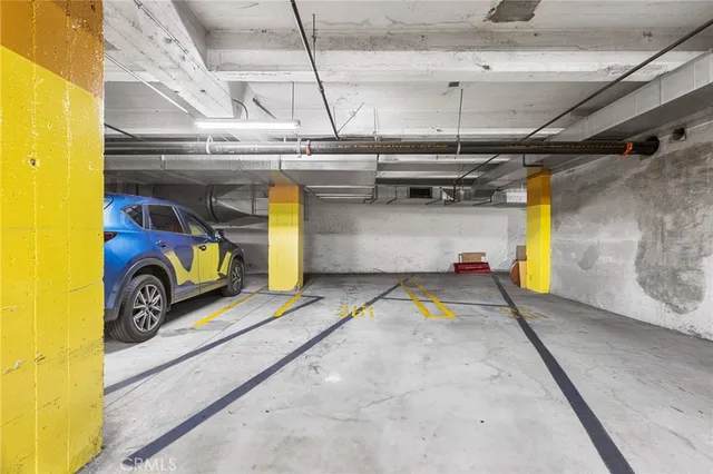 a view of a city with tall buildings