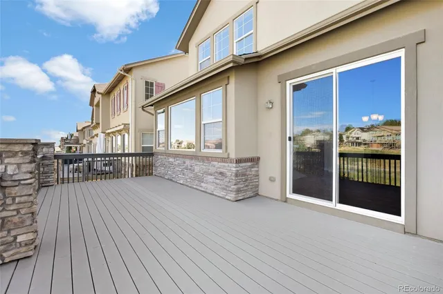 a view of a house with a balcony