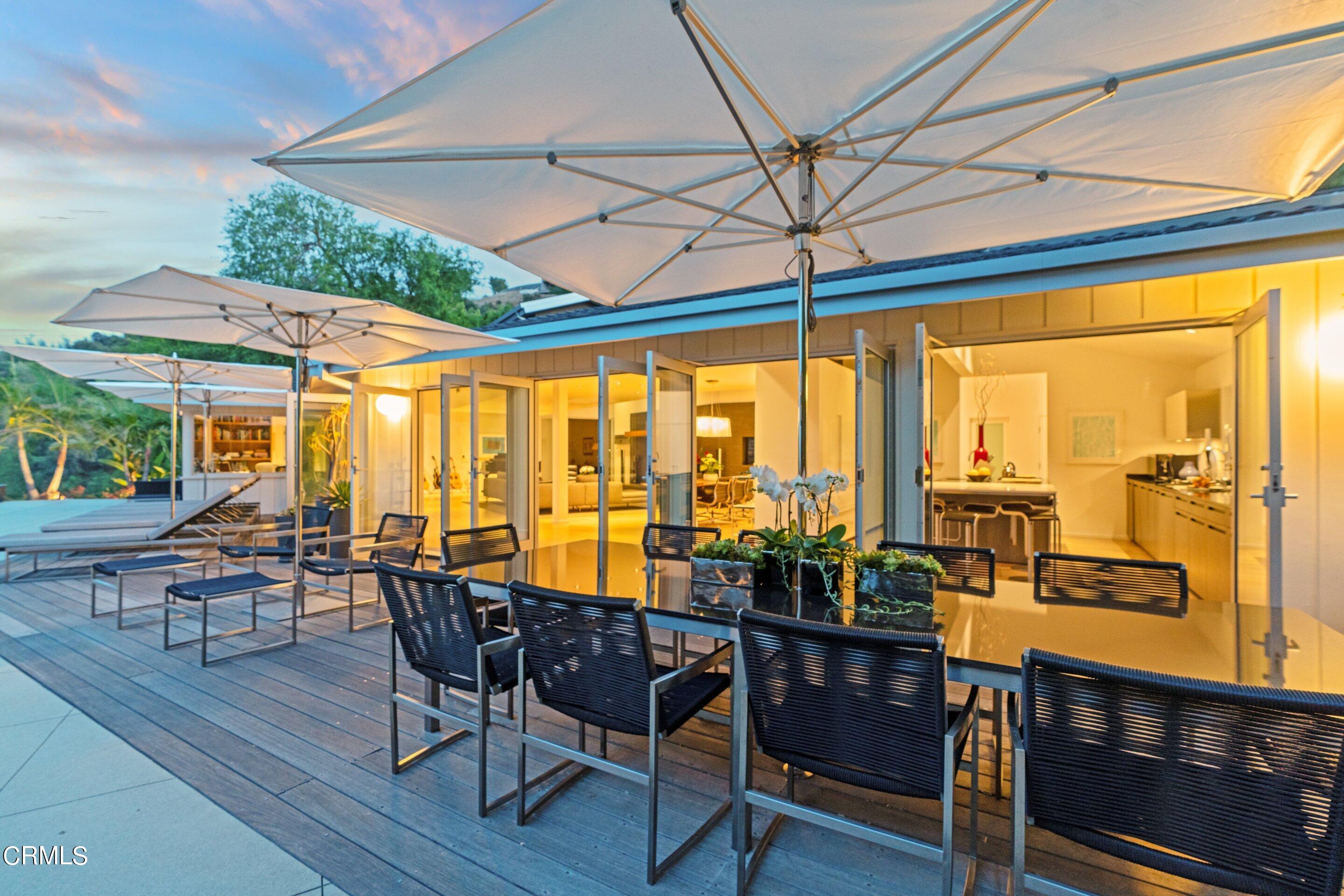 1460 Linda Ridge Road Pasadena, CA 91105 - Photo 59 of 63 a view of a dining room with furniture window and outside view