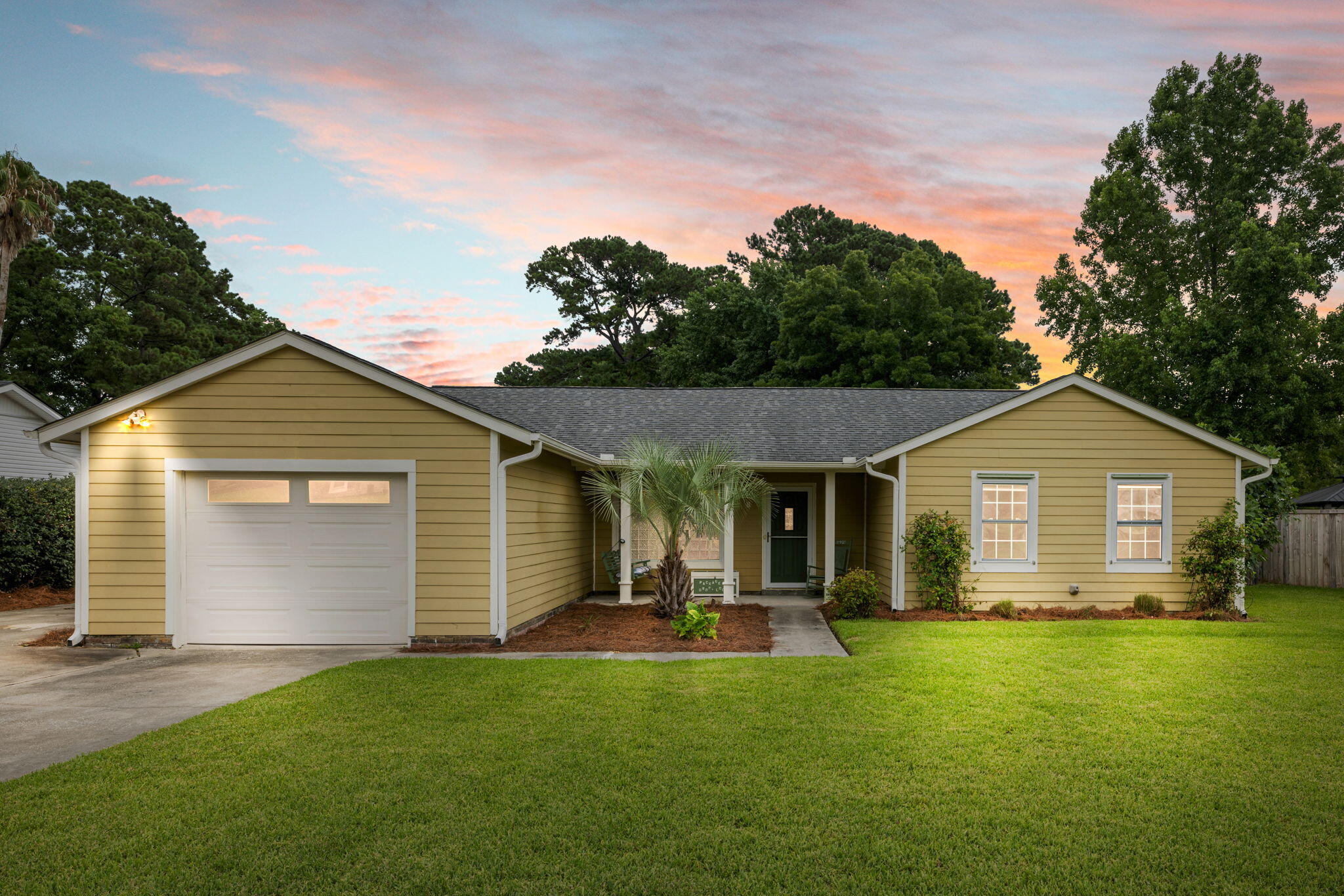 Exterior front twilight