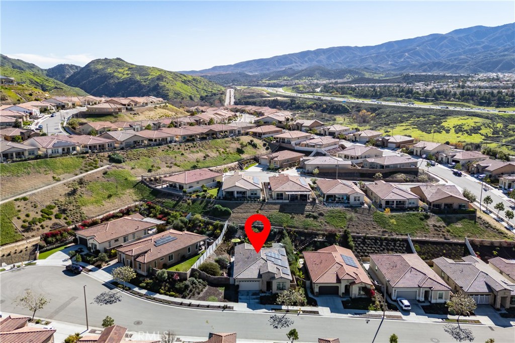 11137 Briar Rose Court Corona, CA 92883 - Photo 72 of 75 an aerial view of residential houses and lake view