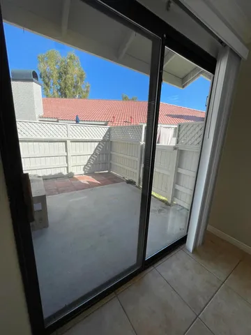 a view of a city with tall buildings