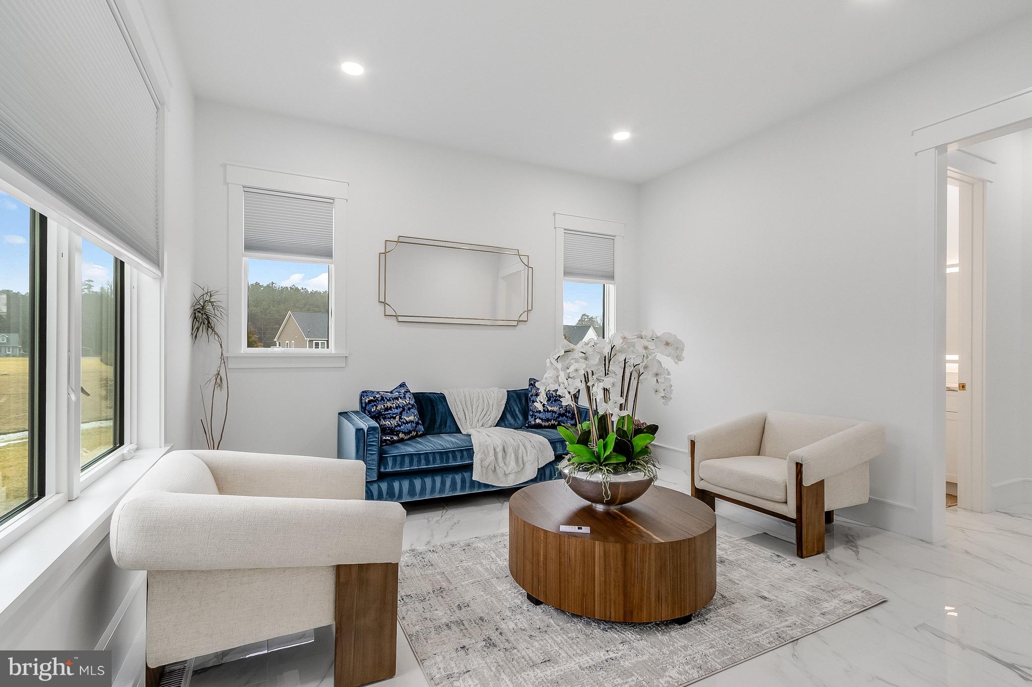 20157 West Piney Grove Road Georgetown, DE 19947 - Photo 37 of 104 a living room with furniture and a potted plant